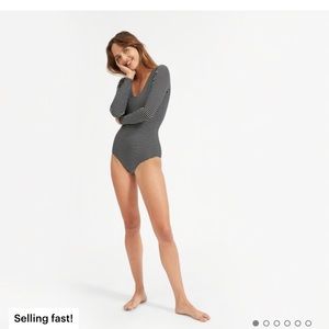 Everlane Striped Bodysuit